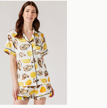 The World Is Your Oyster Short Sleeve Pajama Set