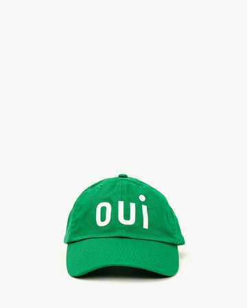 Clare V. Baseball Hat - Green/OUI