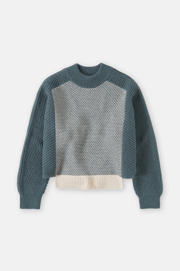 Mock Neck Sweater - Pini Green