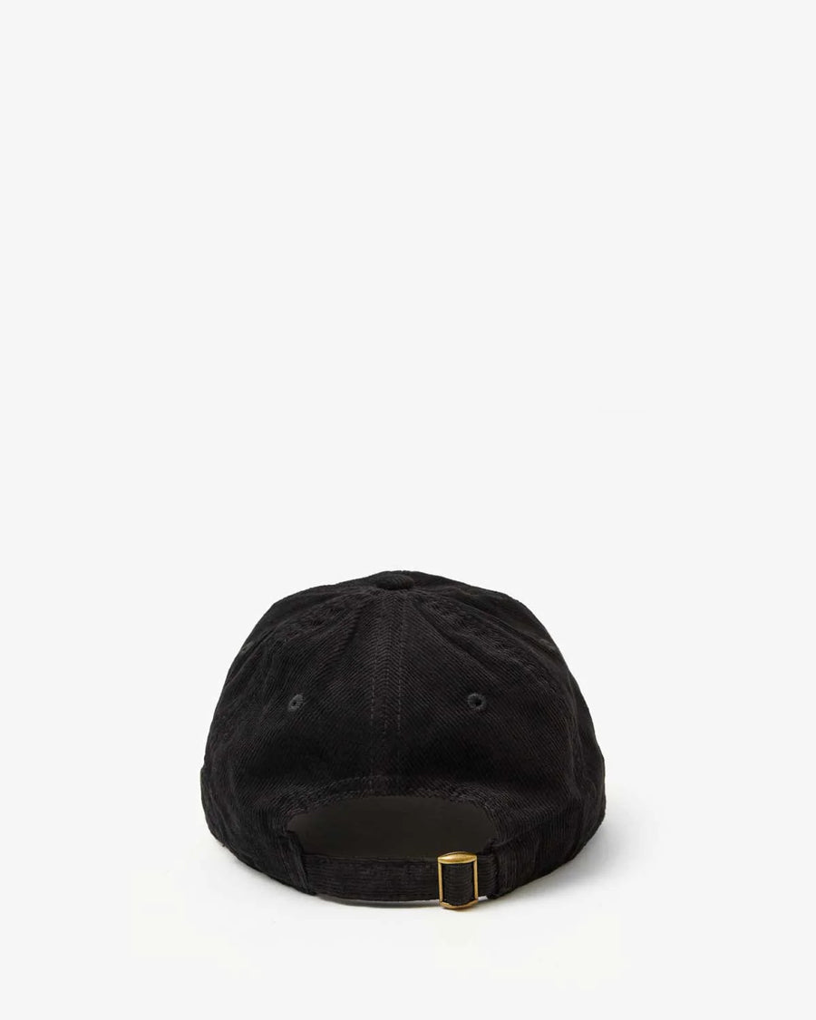 Corduroy Baseball Hat - Le Weekend/Black