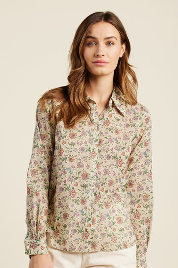 Jacquelin Shirt -  Herbarium Print