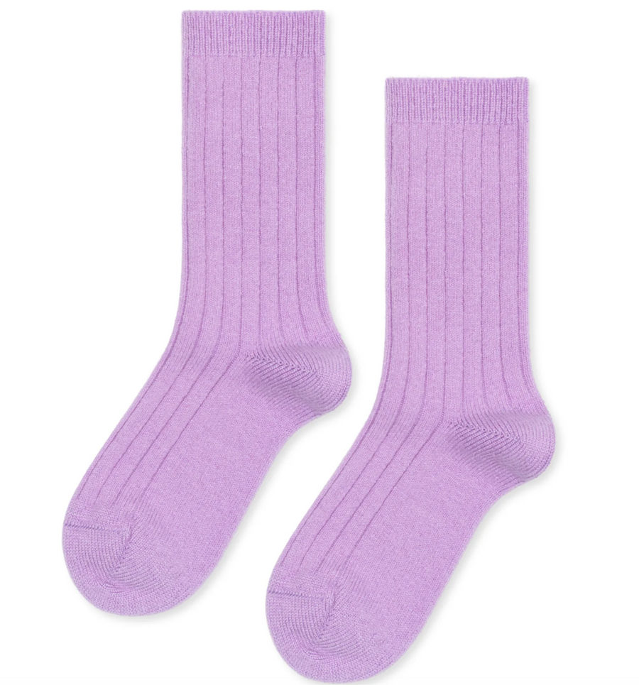 Hansel from Basel Italia Cashmere Rib Cashmere - Lilac