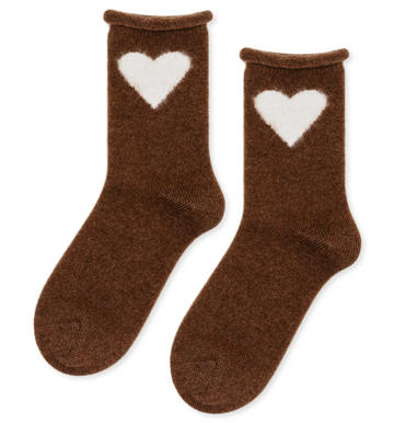 Hansel from Basel Love Cashmere Crew - Brown