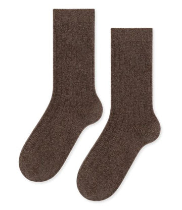 Hansel from Basel Italia Cashmere Cozy Rib Crew - Llama