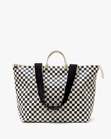 le Zip Sac - Black & Cream w/Checkers