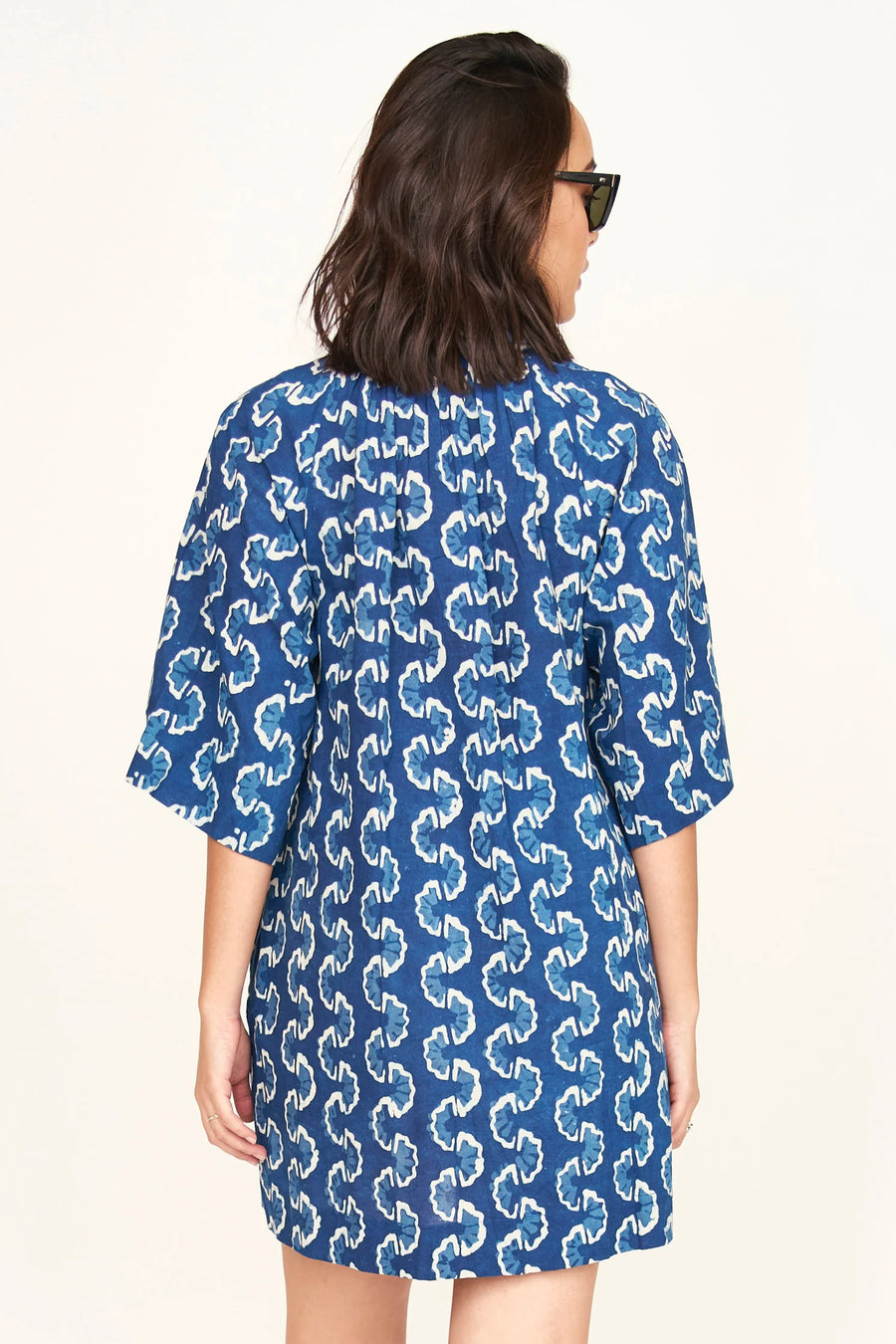 Mirth Faro Short Dress - Indigo Orchard Road