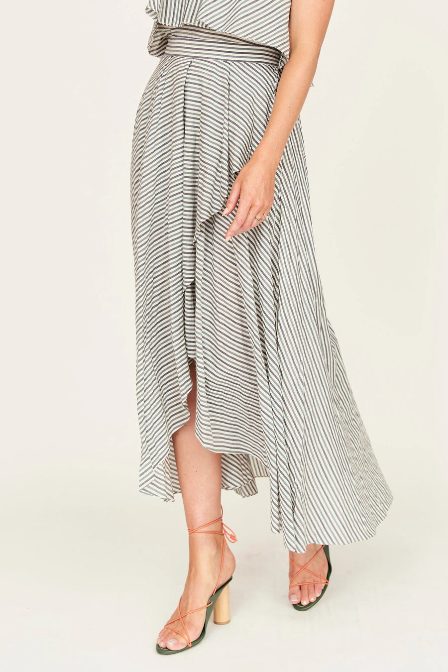 Mirth Singapore Skirt - Dune Stripe