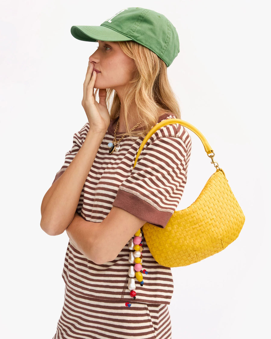 Clare V. Petit Moyen - Snapdragon Woven Checker