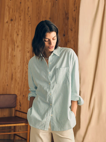 Stretch Oxford Relaxed - Lucky Stripe