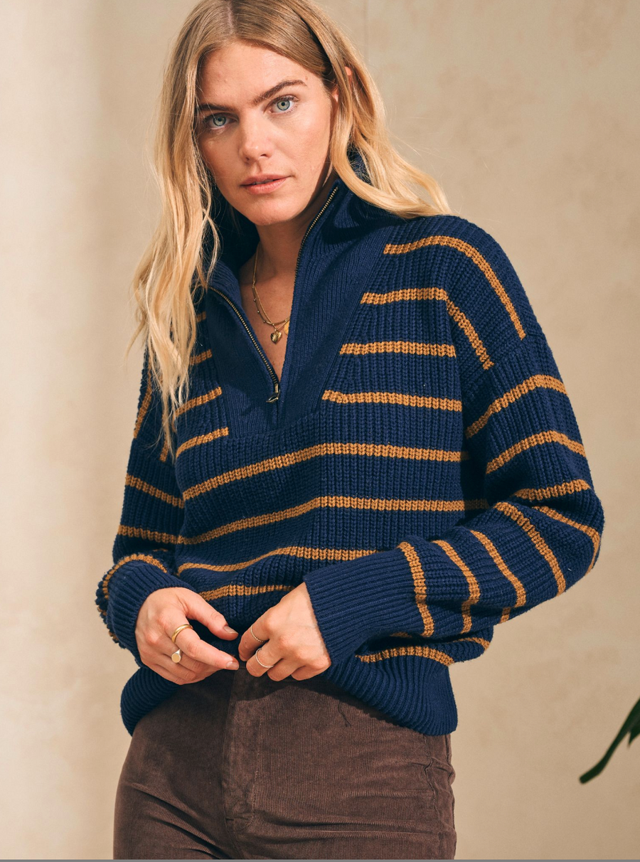 Mariner Sweater - Navy Blazer Stripe