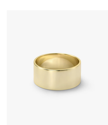 Atlas Thick Band Ring - Gold