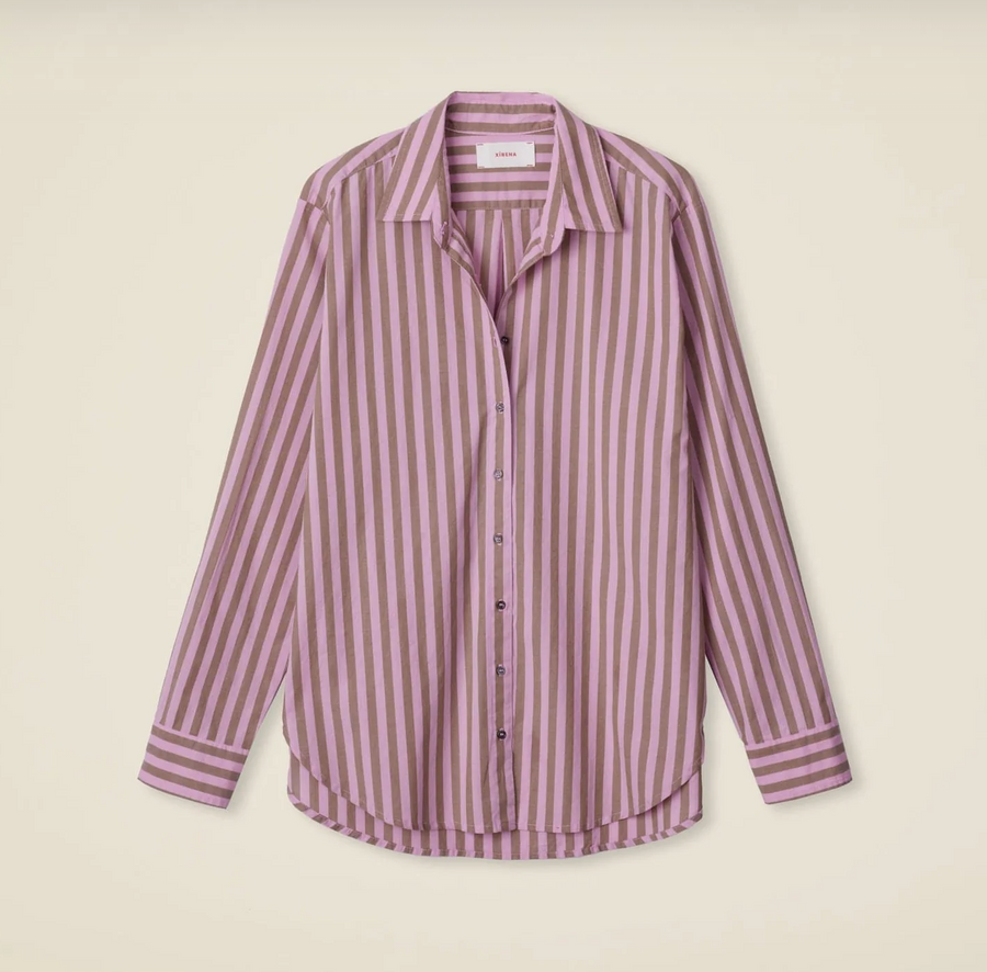 Beau Shirt - Fig Stripe