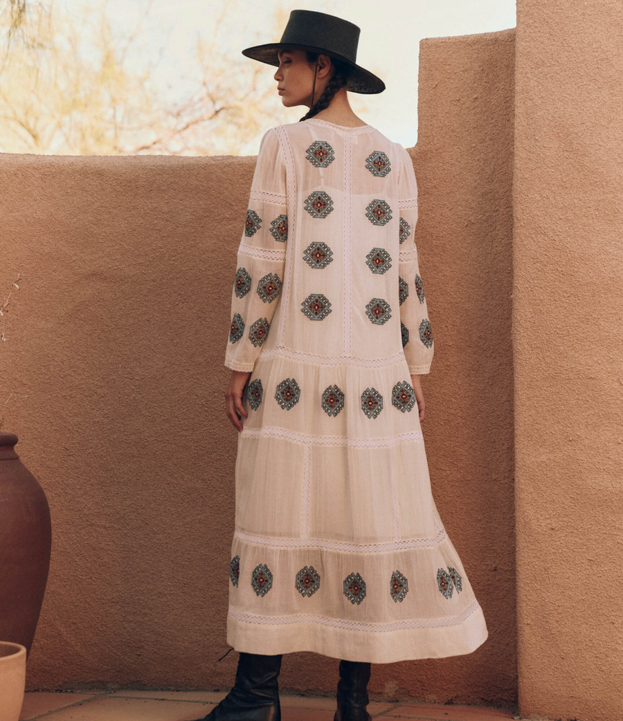 Taos Dress - Folklore Embroidery