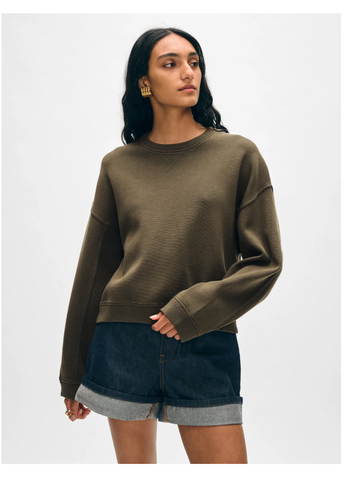 Superfine Organic Cotton Sweatshirt - Dark Sage