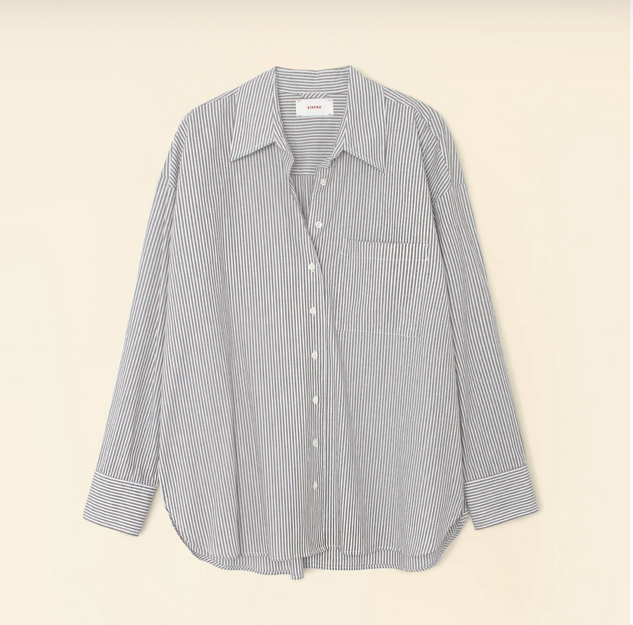 Sydney Shirt - Sage/White