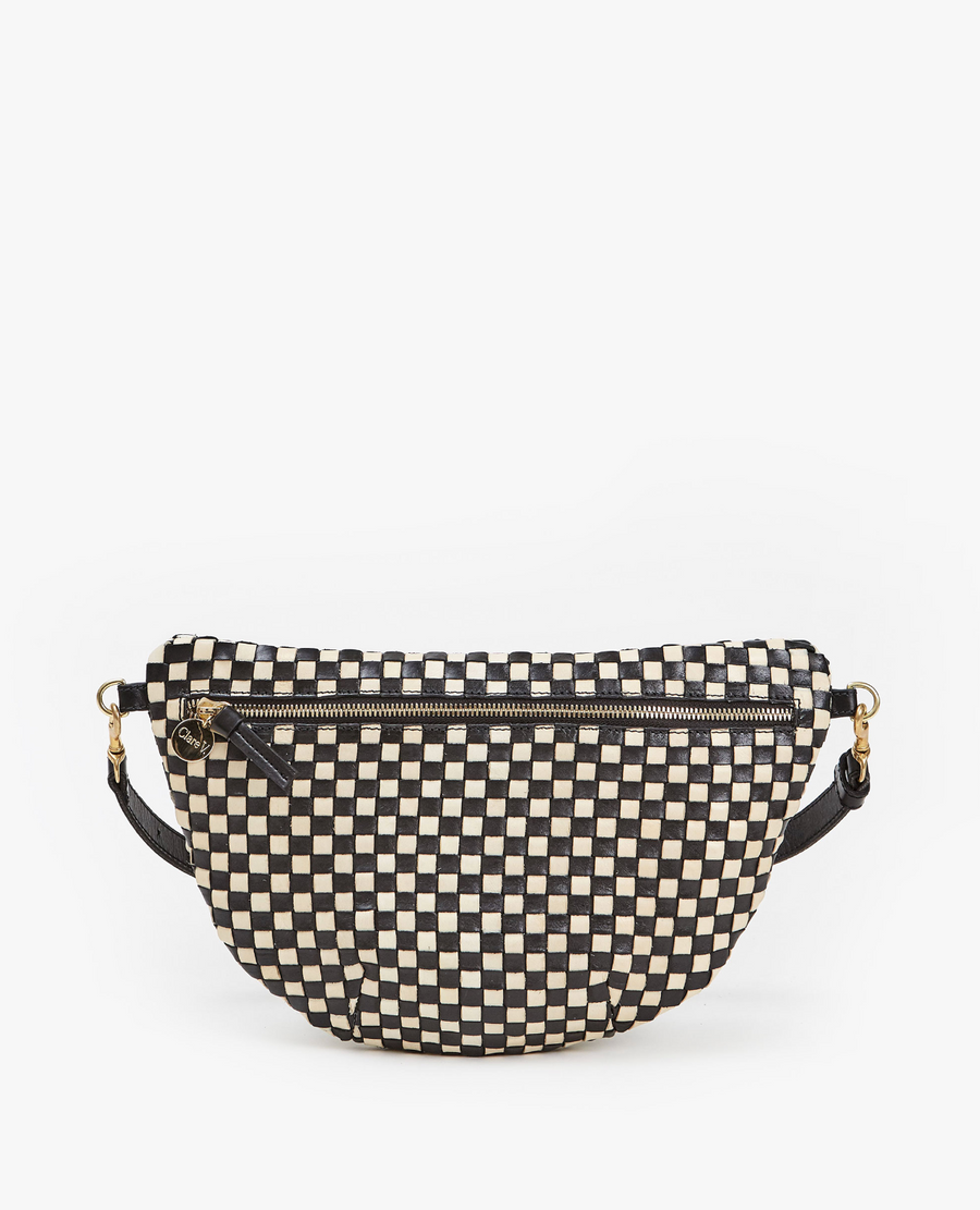 Woven Grande Fanny - Black/Cream