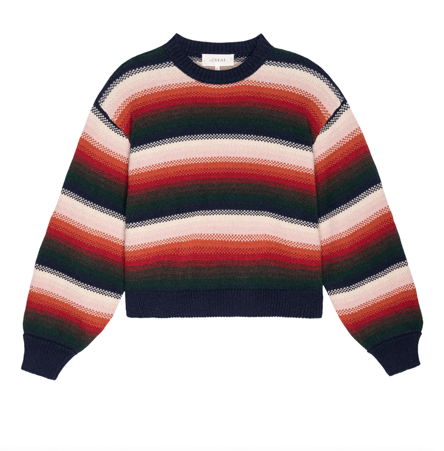 The Bubble Pullover - Reflection Stripe