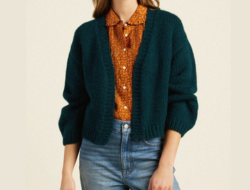 Arlowe Cardigan - Dark Teal