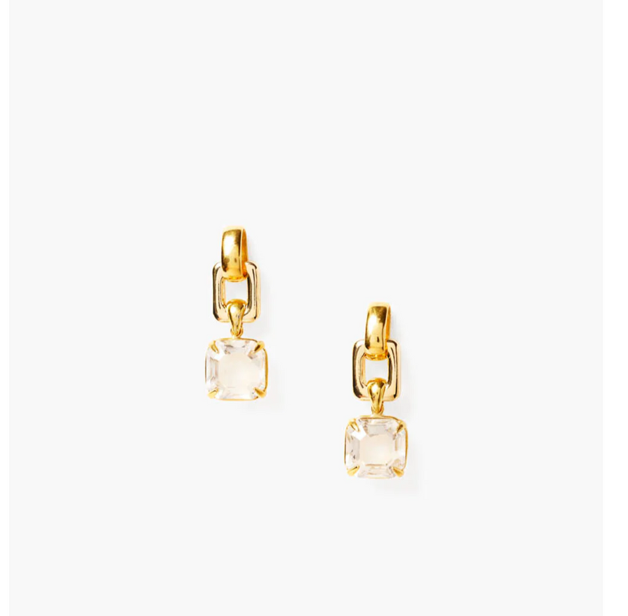 Crystal Ellis Earrings - Gold