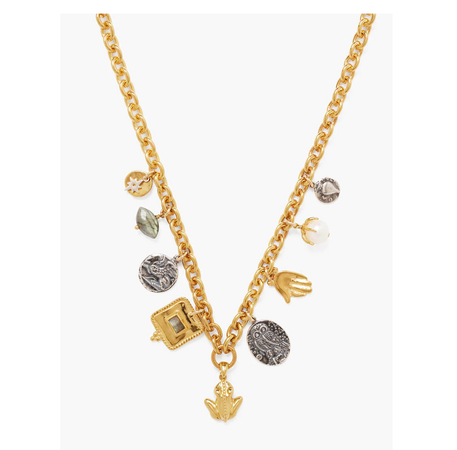 Artemis Charm Necklace - Gold