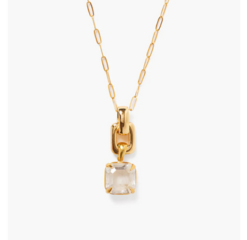 Ellis Crystal Necklace - Gold