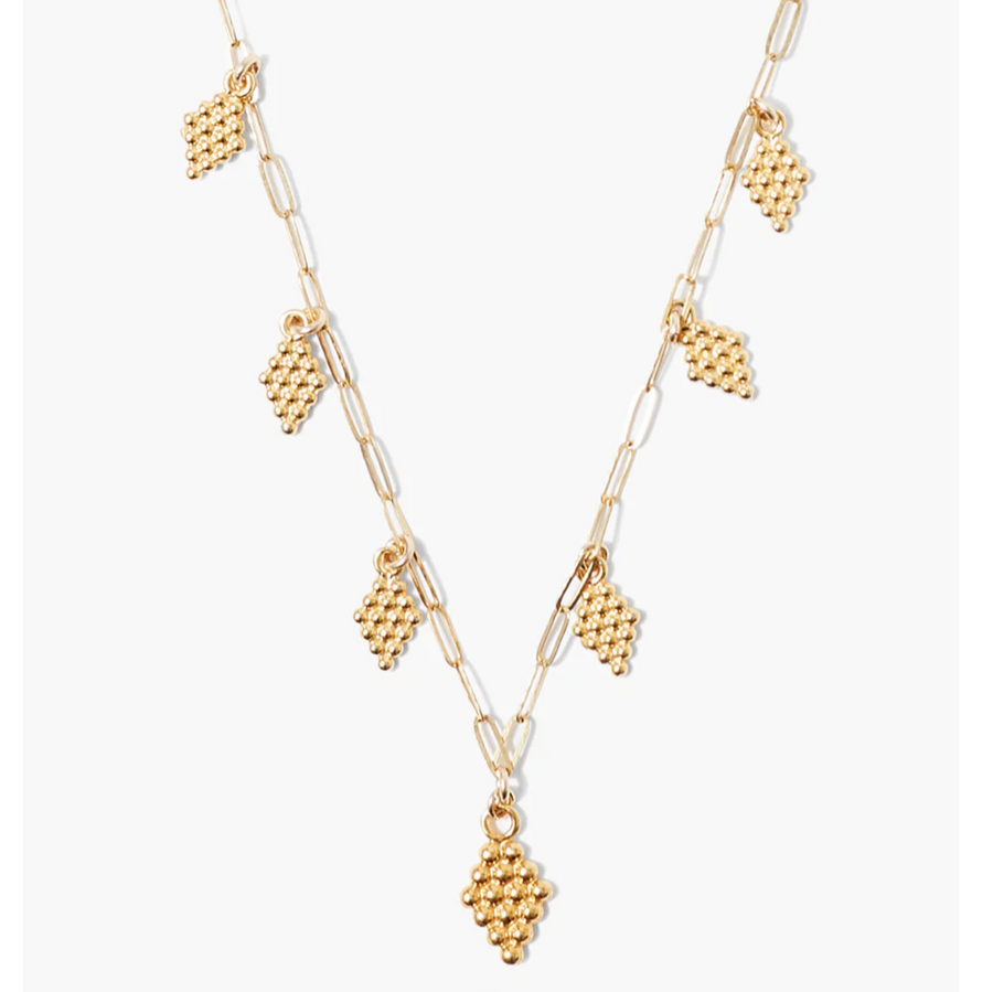 Bijou Charm Necklace - Yellow Gold