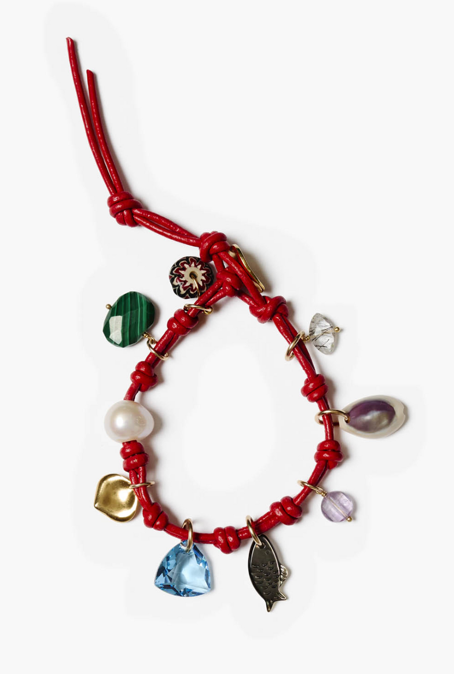 Chan Luu Na Pali Leather Charm Bracelet - Multi Mix