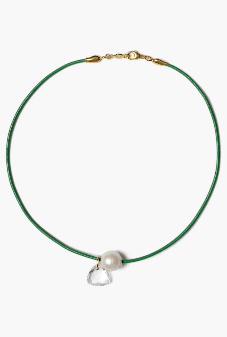 Chan Luu Na Pali Leather Necklace - Green Mix