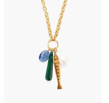 Chan Luu Harbor Necklace - Malachite Mix