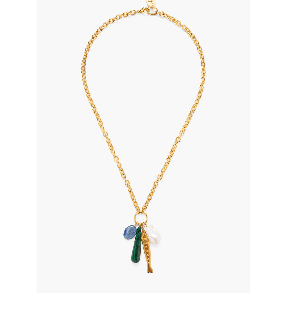 Chan Luu Harbor Necklace - Malachite Mix