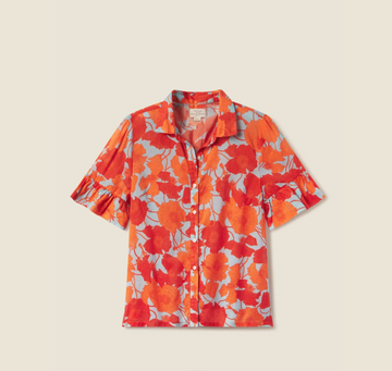 Trovata Lena Blouse - Shoreline Poppy