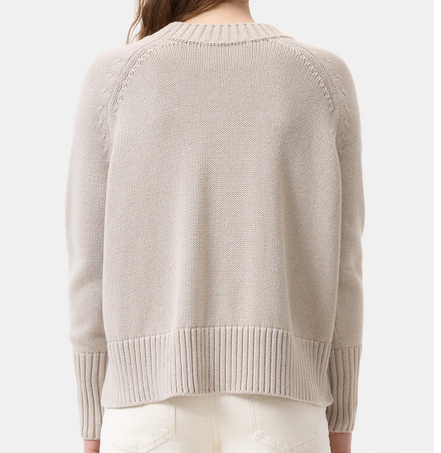CLOSED Organic Cotton Knitted Jumper - Soft Beige