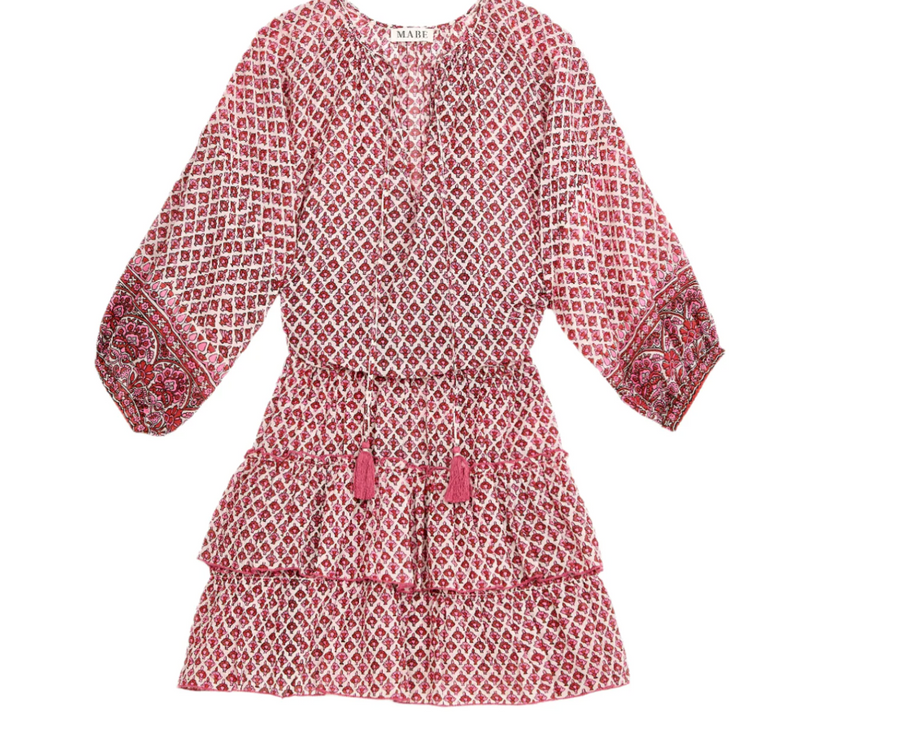 M.A.B.E Viti Shirtdress - Pink