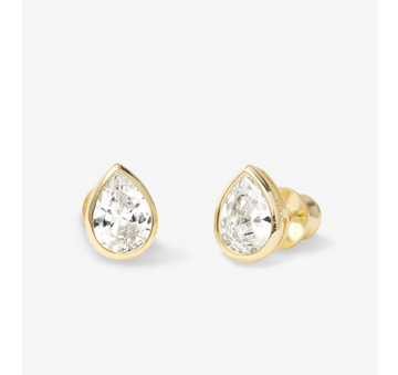 Melinda Maria Isla 8mm Studs - Gold