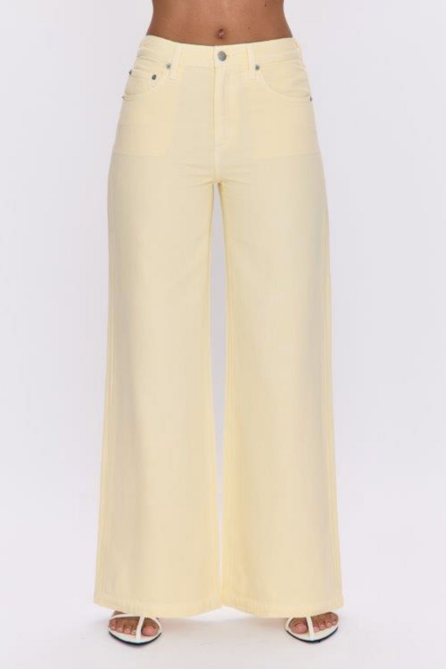 Pistola Jadyn Low Slung Palazzo Jean - Lemonade