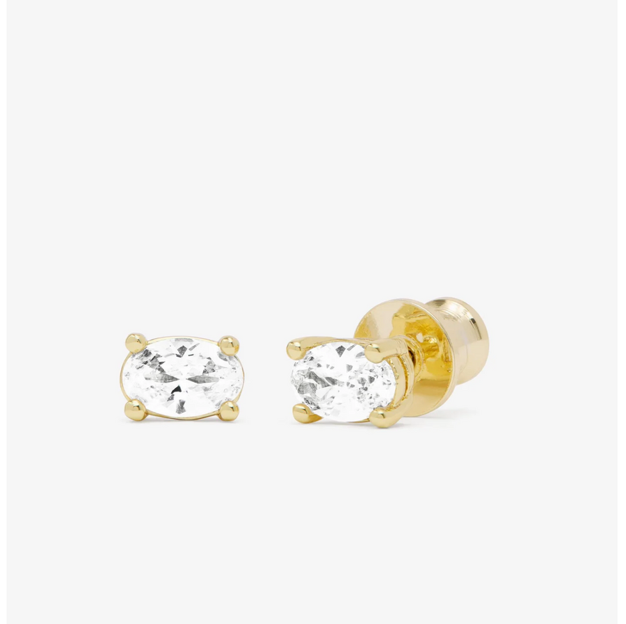 Melinda Maria Hello Gorgeous 6 mm Studs - Gold