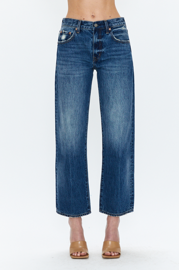 Pistola Lexi Mid Rise Bowed Straight - Artisan