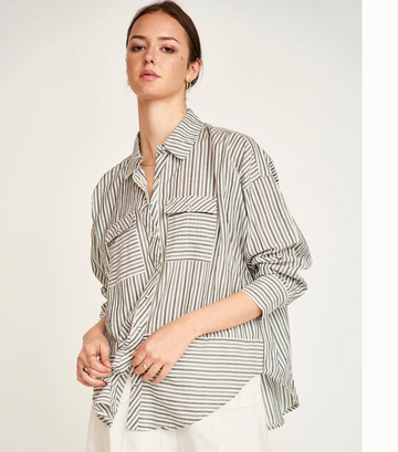 MIRTH Kyoto Shirt - Dune Stripe