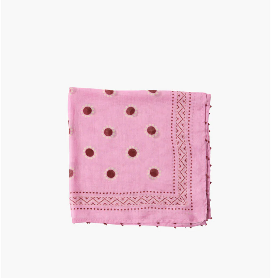 Chan Luu Sundial Dot Bandana - Pastel Lavender