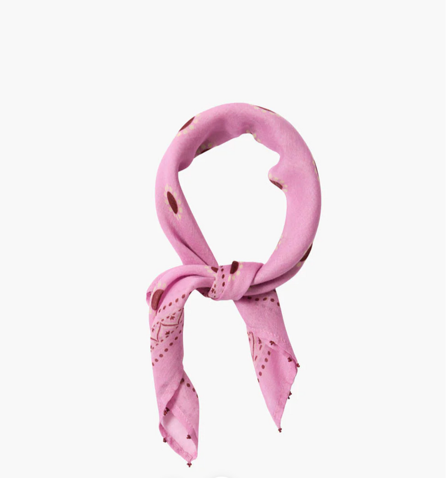 Chan Luu Sundial Dot Bandana - Pastel Lavender