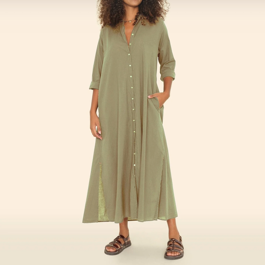 Xirena Boden Dress - Dark Seagrass