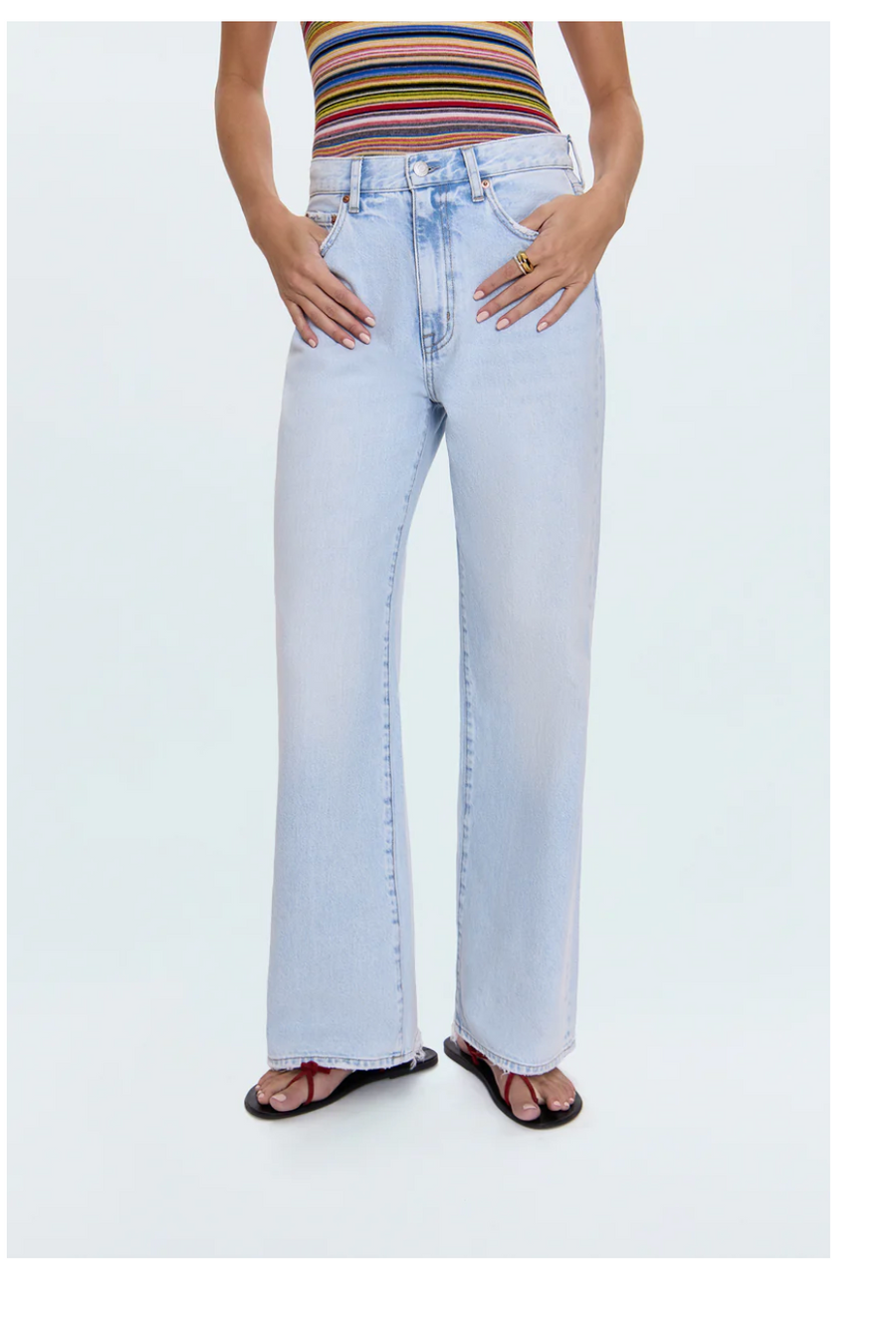 Hendrix High Rise Baggy - Waterfall