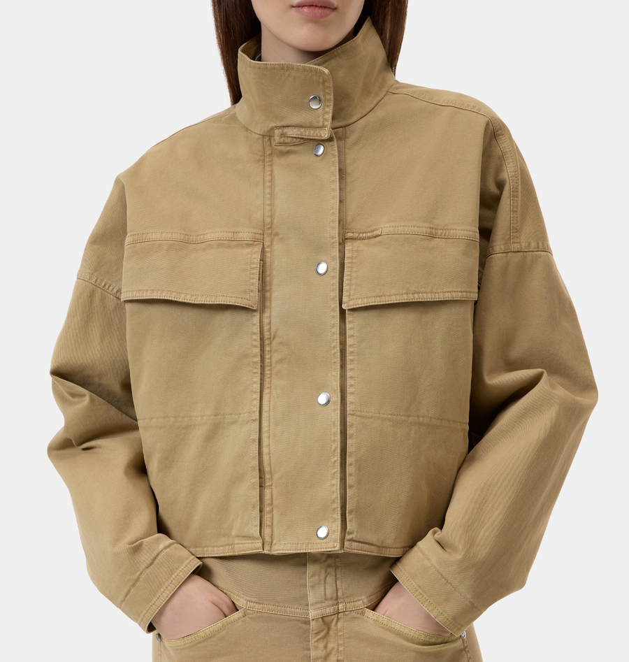 CLOSED Cotton Twill Jacket - Urban Beige