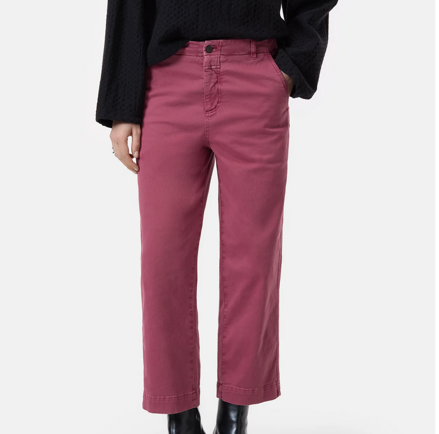Rovea Relaxed Pant - Cherry Red