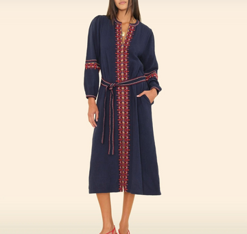 Xirena Gabriella Dress - Navy