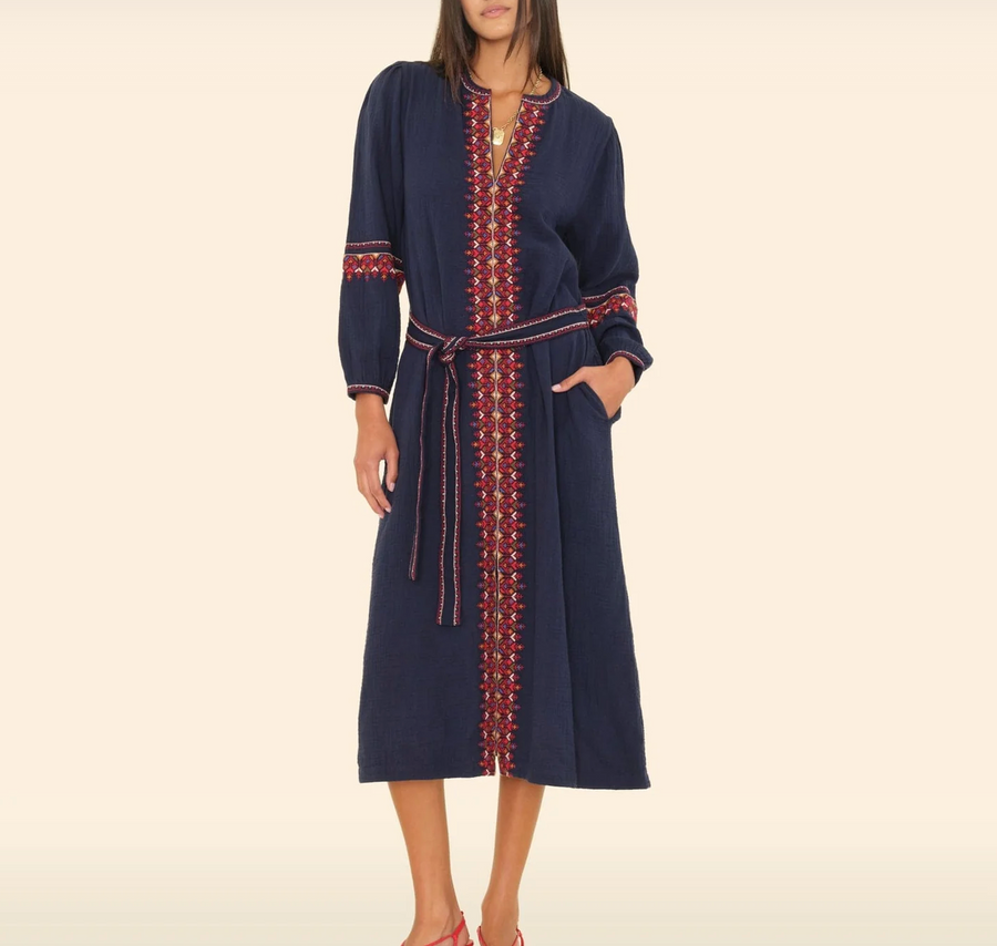 Xirena Gabriella Dress - Navy