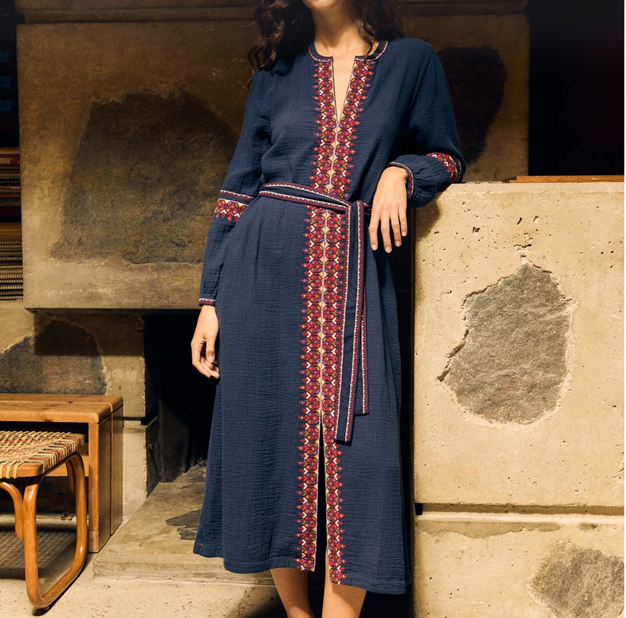 Xirena Gabriella Dress - Navy
