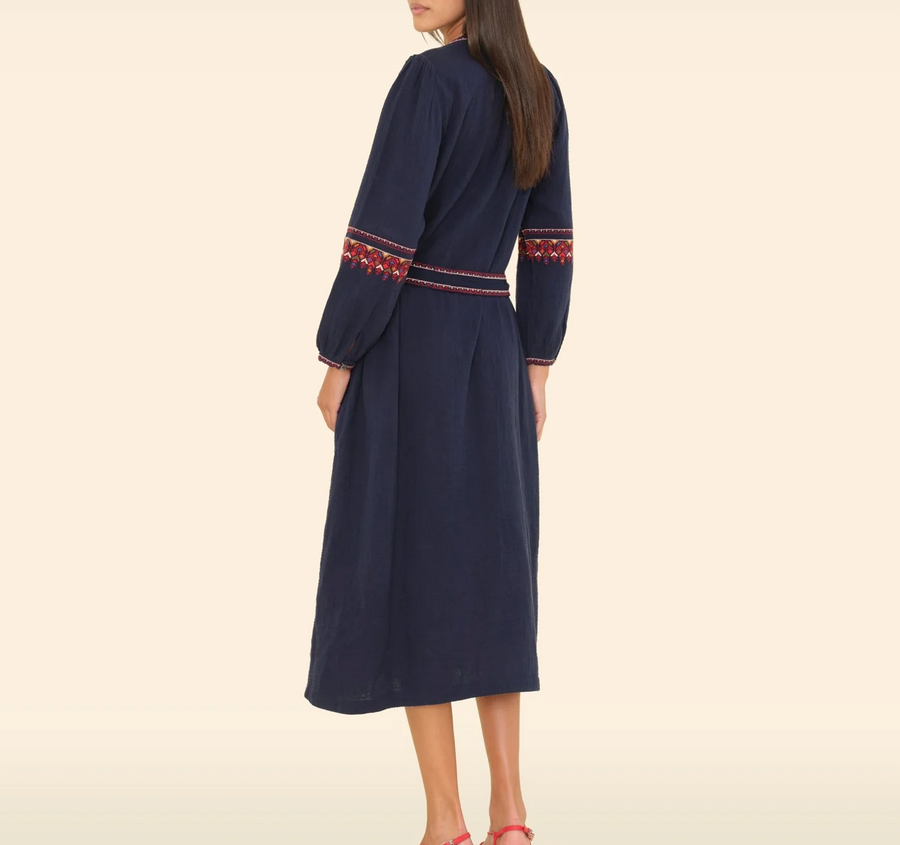 Xirena Gabriella Dress - Navy