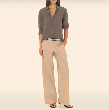 Xirena Alto Pant - Toffee Stripe