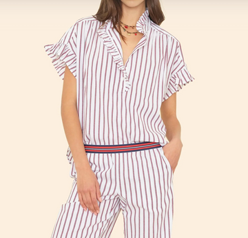 Xirena Brie Top - Peppermint Stripe